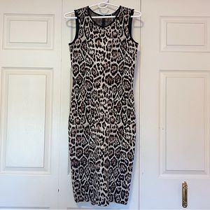 Beautiful Cheetah Print Bodycon Dress